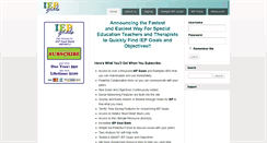 Desktop Screenshot of iepgoals.net